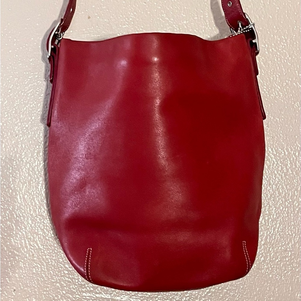 Coach Cherry Red Hobo Bag